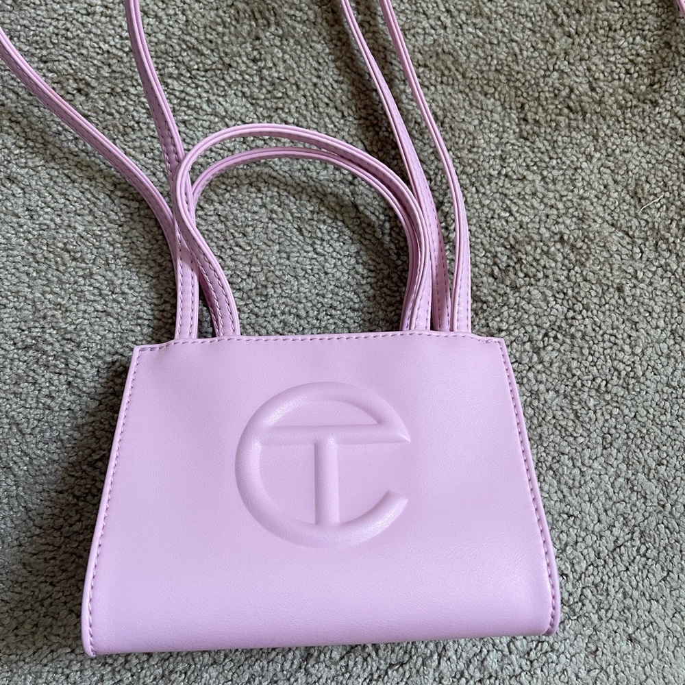 Telfar Shopping Bag Small Bubblegum Pink with dust bag